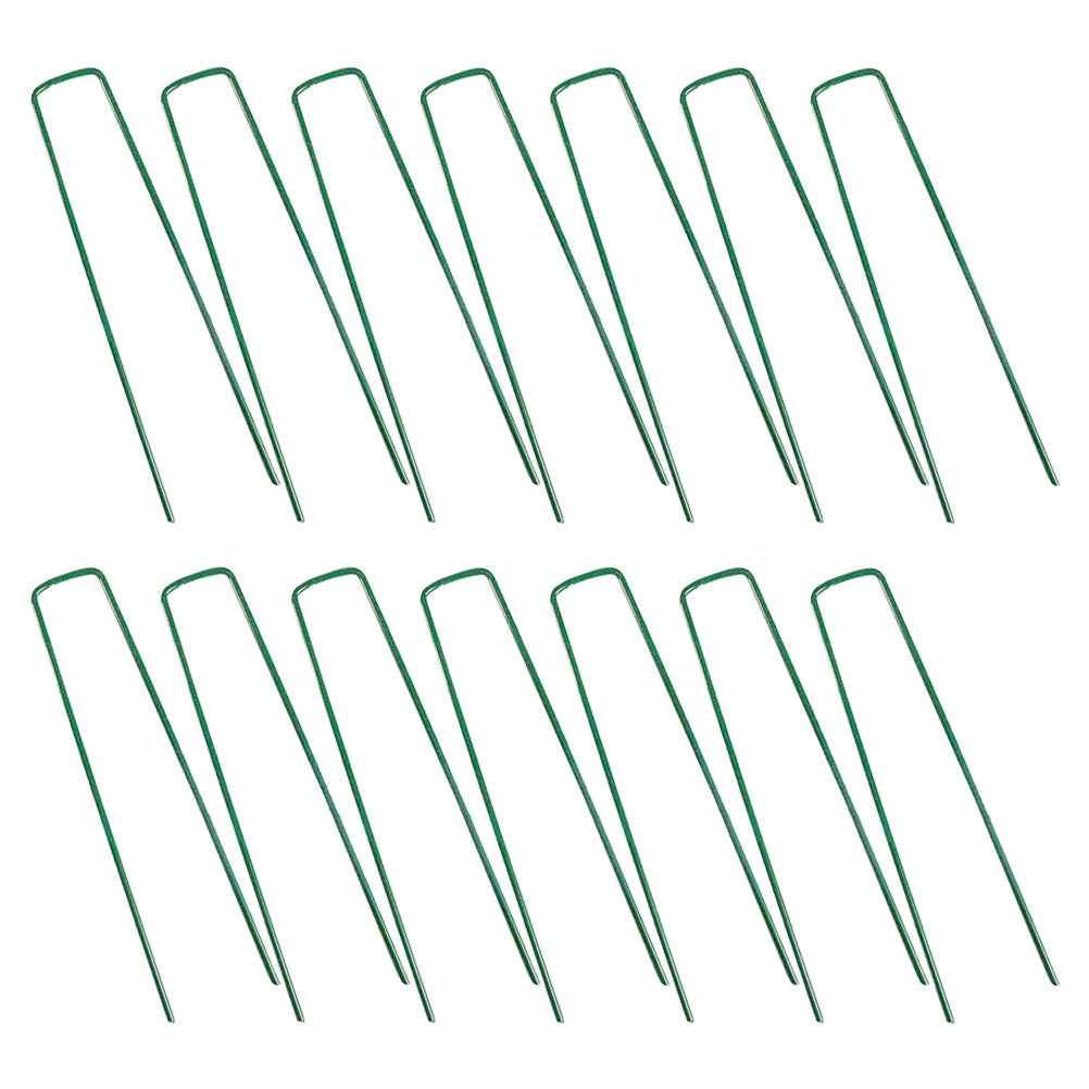 Garden Staples Tent Spikes Metal Stake U718942
