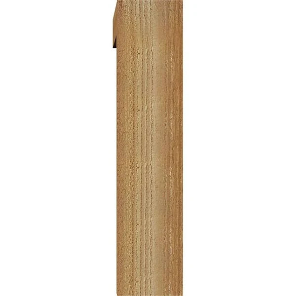 Thorton Block Rough Sawn Bracket with Offset Brace, Western Red Cedar R641
