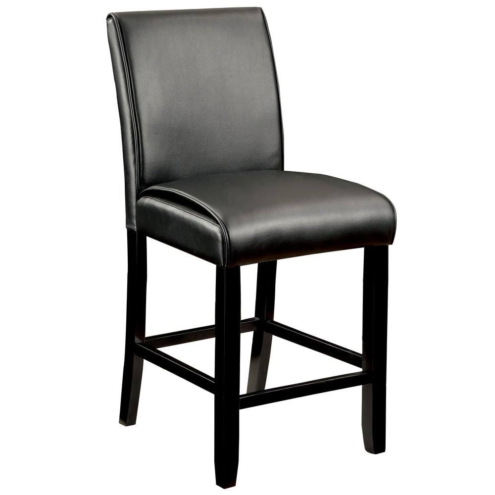 Black 25.5-Inch Counter Stool (Set of 2) C7116
