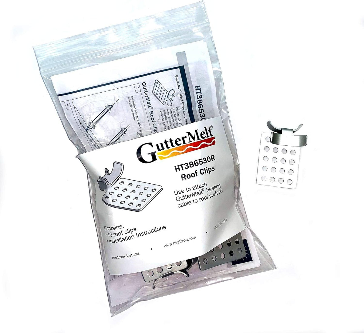 Roof & Gutter Snow Deicing Cable Kit (30 feet) Pack of 2 Q91917