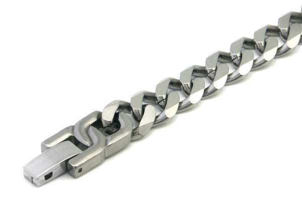 Titanium Curb Link Bracelet 8.5" K266246
