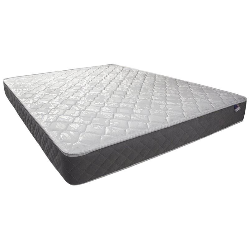 White Fabric King Tight Top Mattress S462354