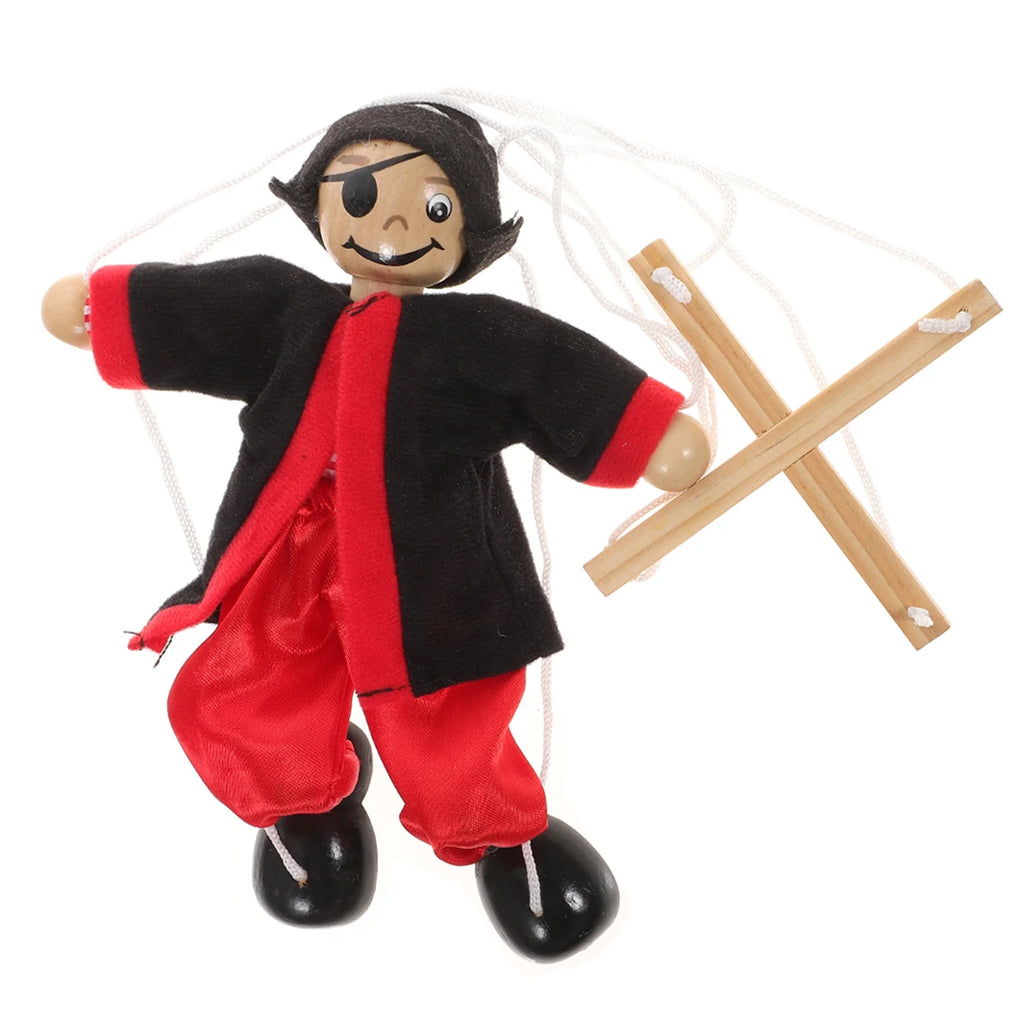 Wood Pirate String Marionette Puppet Toy C770106