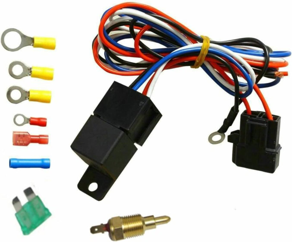 3 Rows Aluminum Radiator Fan Relay Switch for Chevy V8 Y76300