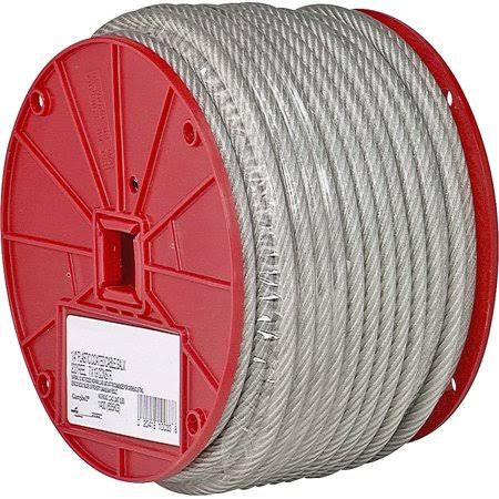 1/4 inch Vinyl Coated Galvanized Steel Cable by 250 Foot M412