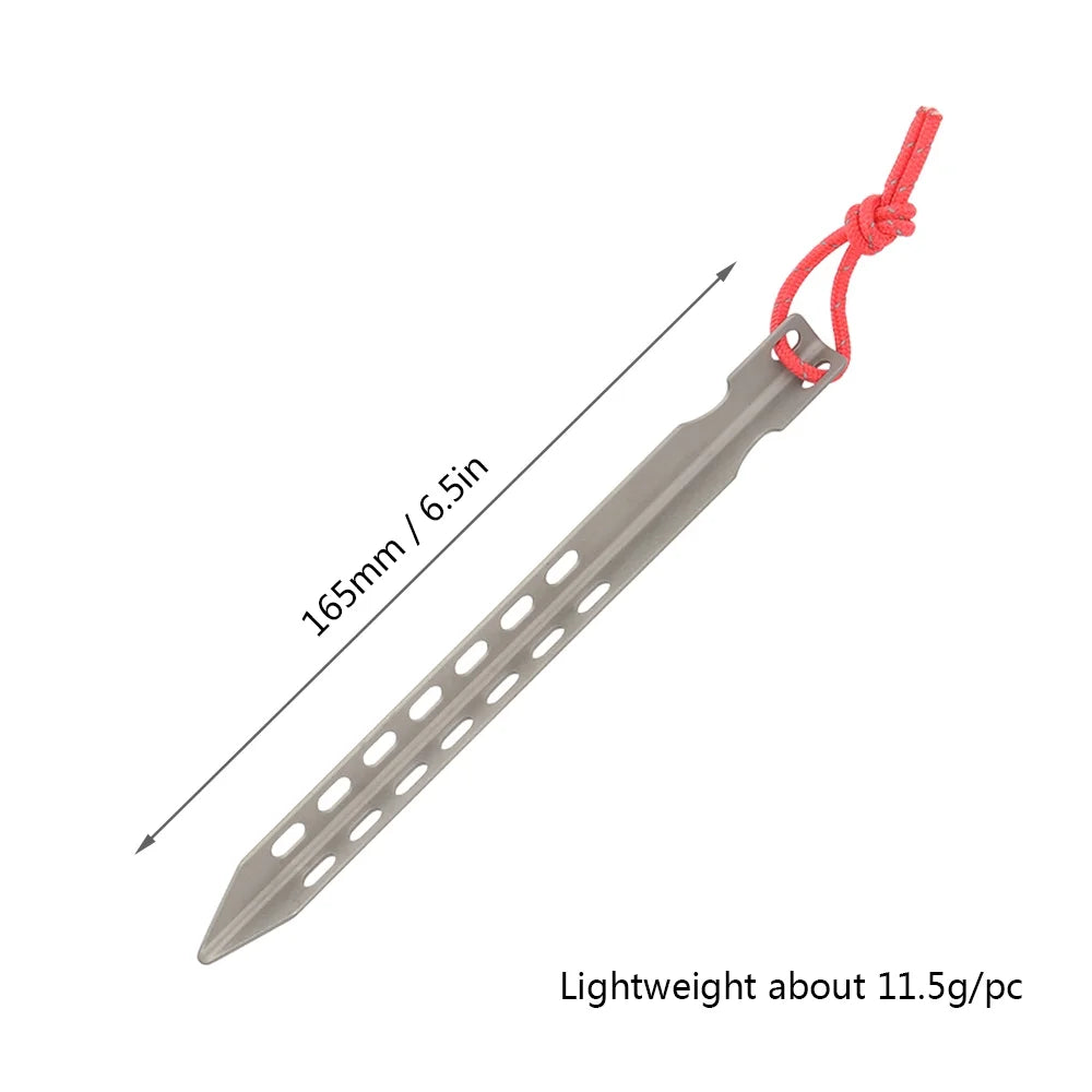 6.5 Inch Titanium Alloy Tent Stakes S579977