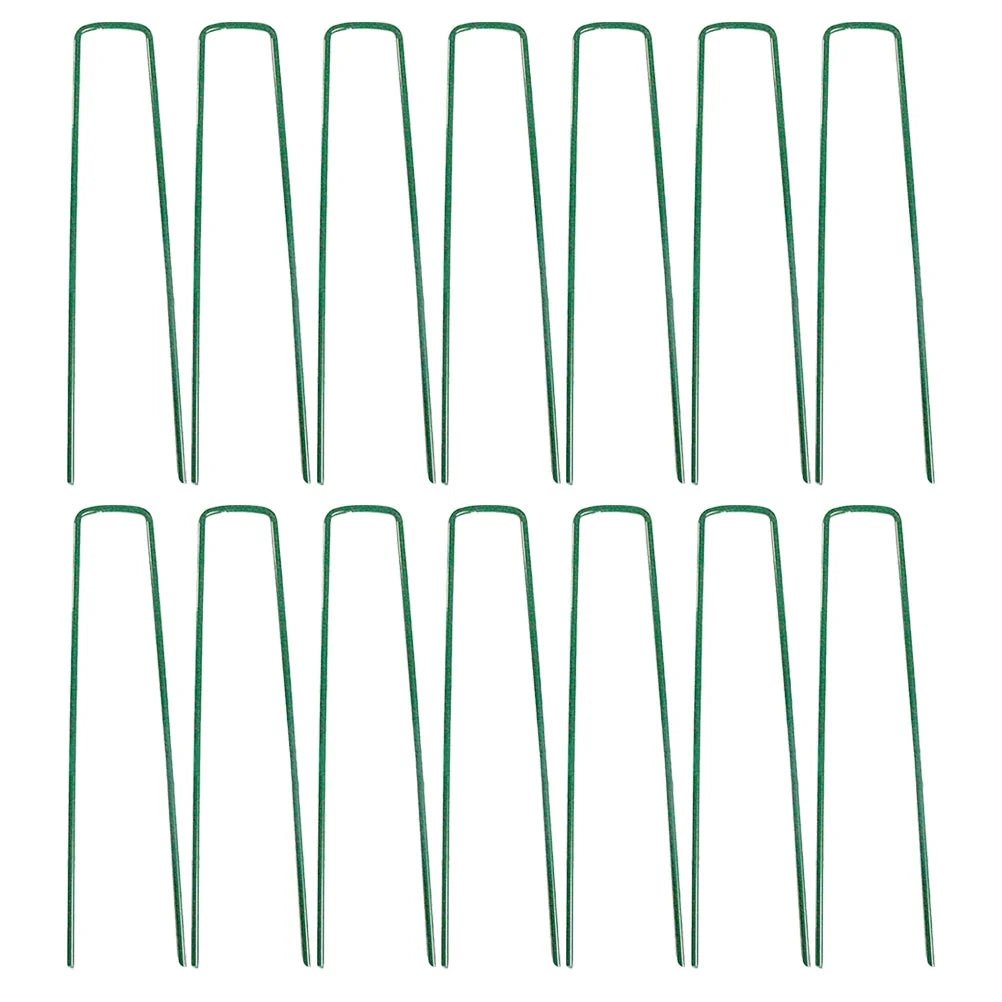 Garden Staples Tent Spikes Metal Stake U718942