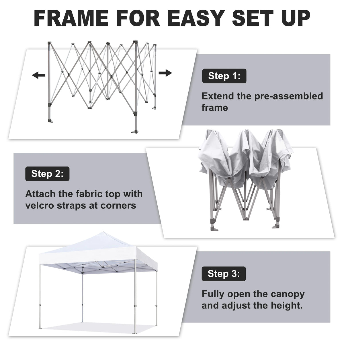 Coal 5x5 Pop up Canopy Tent Z822329