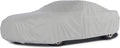 Grey 3-Layer Car Cover with Mesh Vent and Elastic Hem M3603