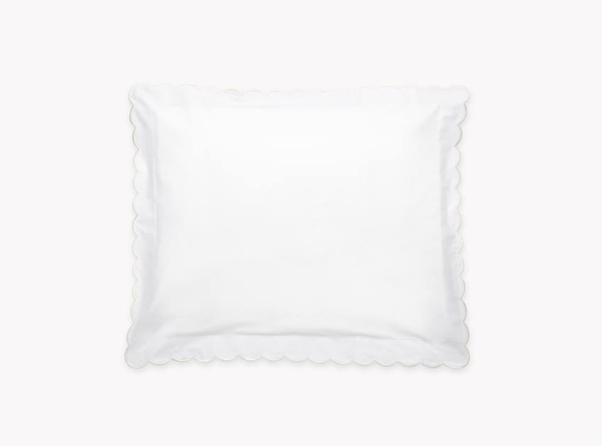 Ivory Cotton Blend Euro Sham D6335