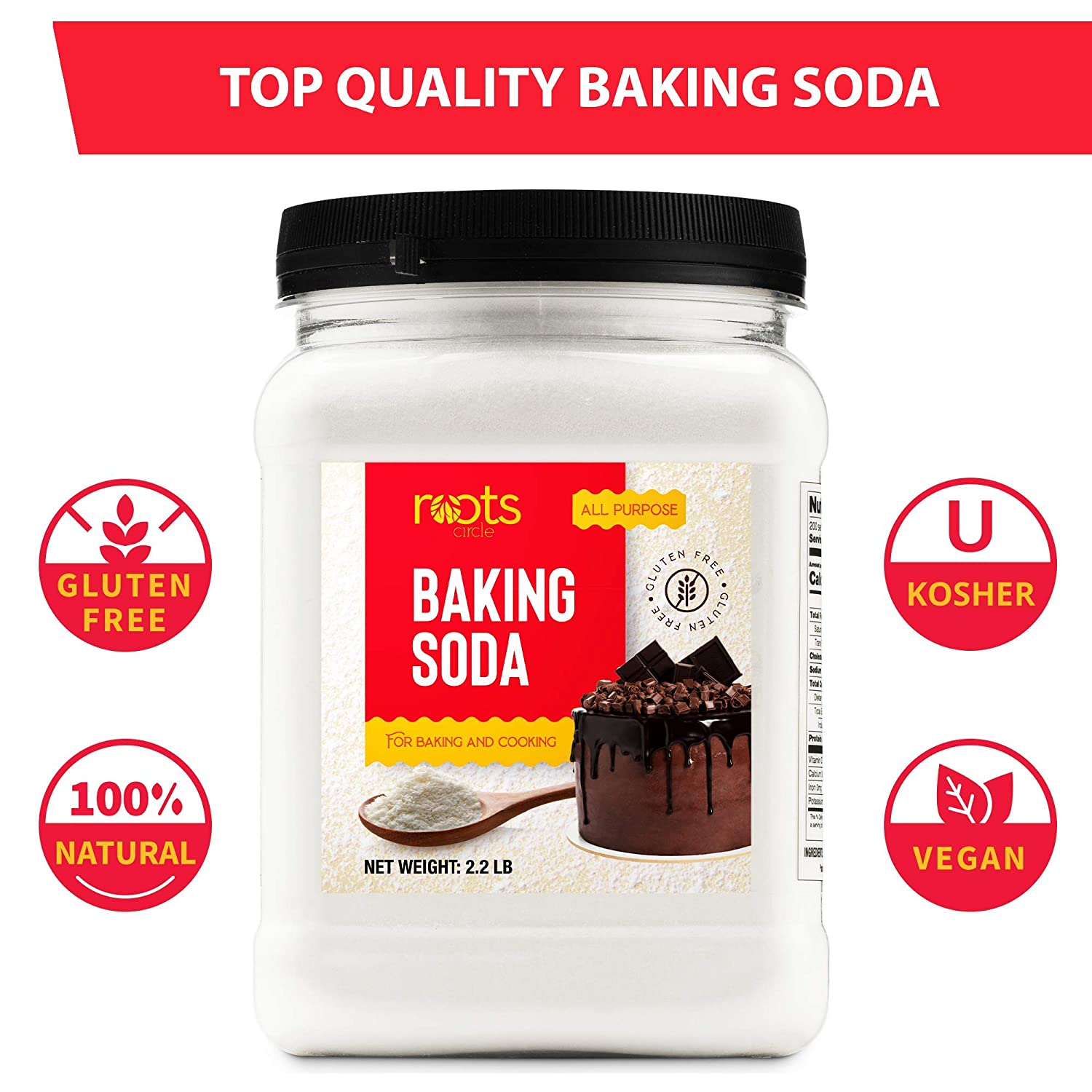 Baking Soda 25oz Airtight Container H537728