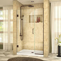 Hinged Shower Door, Oil Rubbed Bronze Finish Hardware P570138