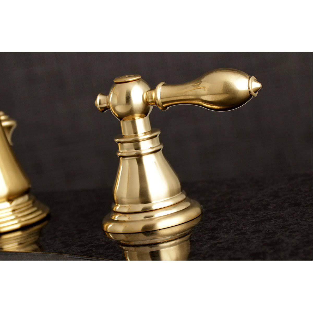 Black Stainless Widespread Bathroom Faucet M103