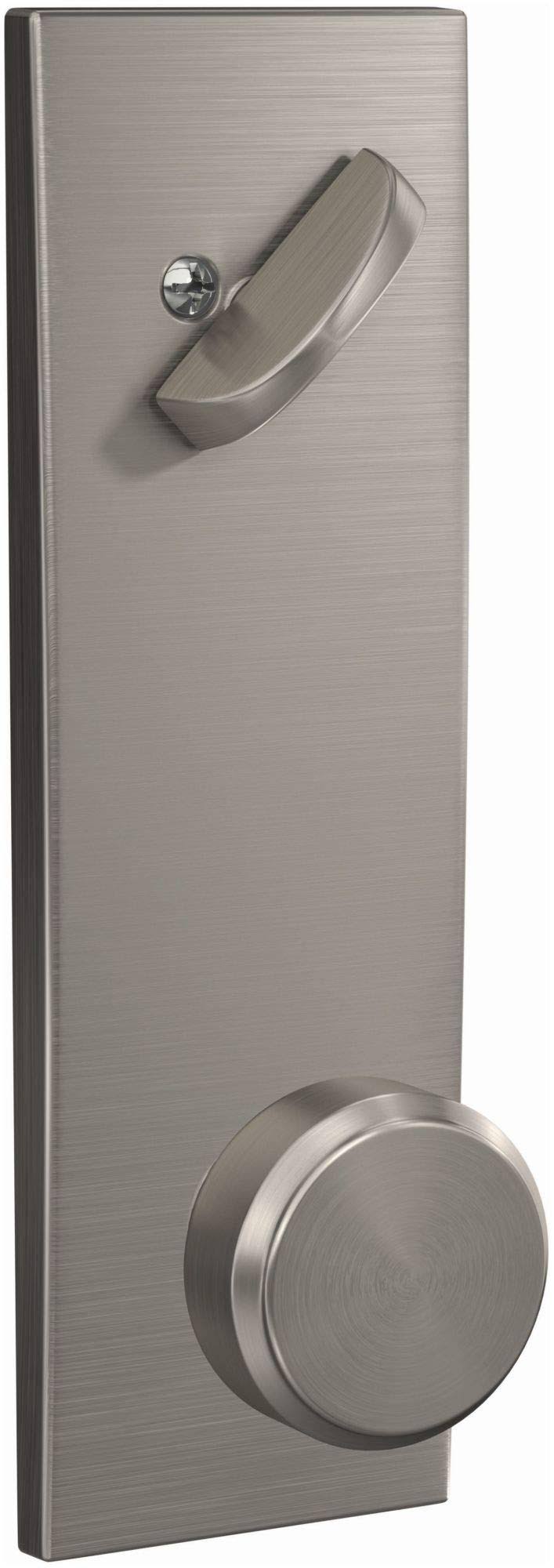 Satin Nickel Single Cylinder Full Plate Interior Pack J9251