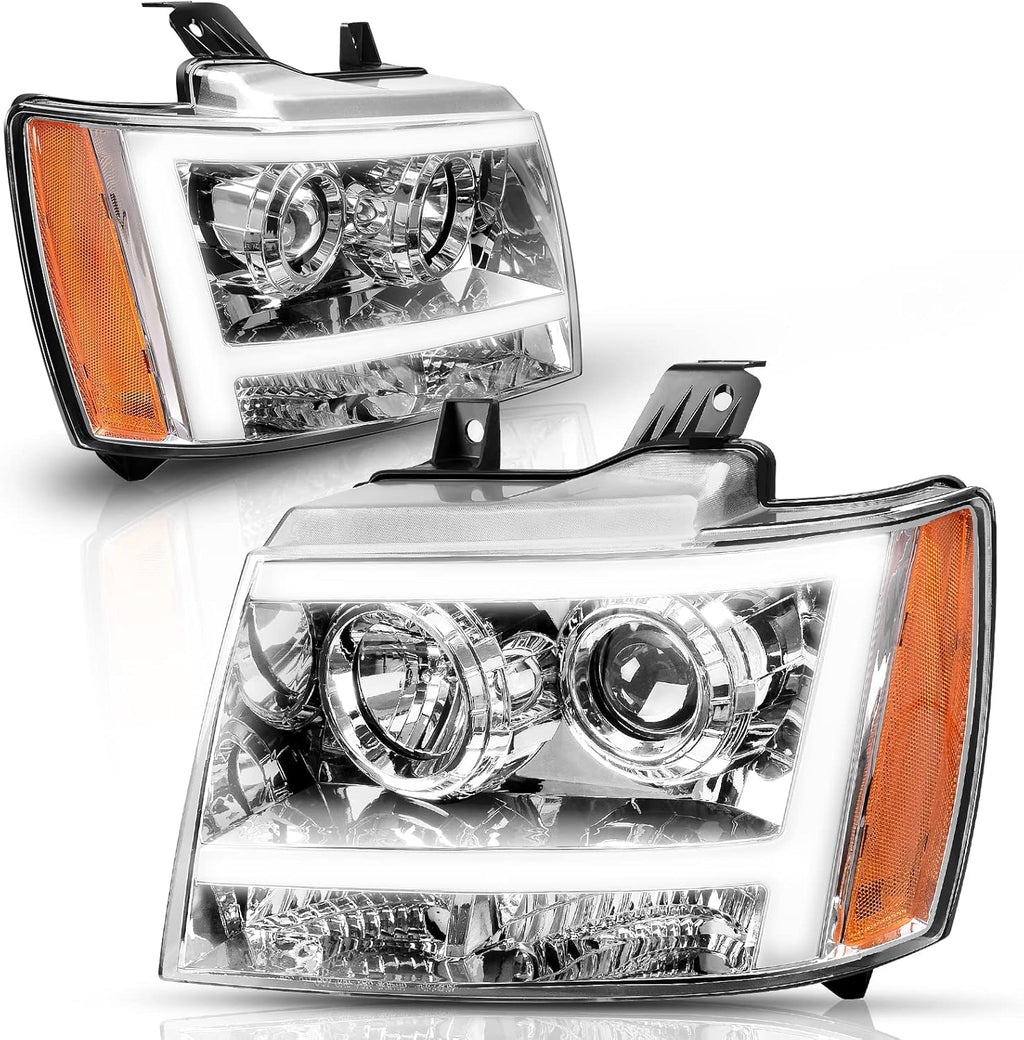 Chrome Housing LED Projector Headlight Assembly R5510