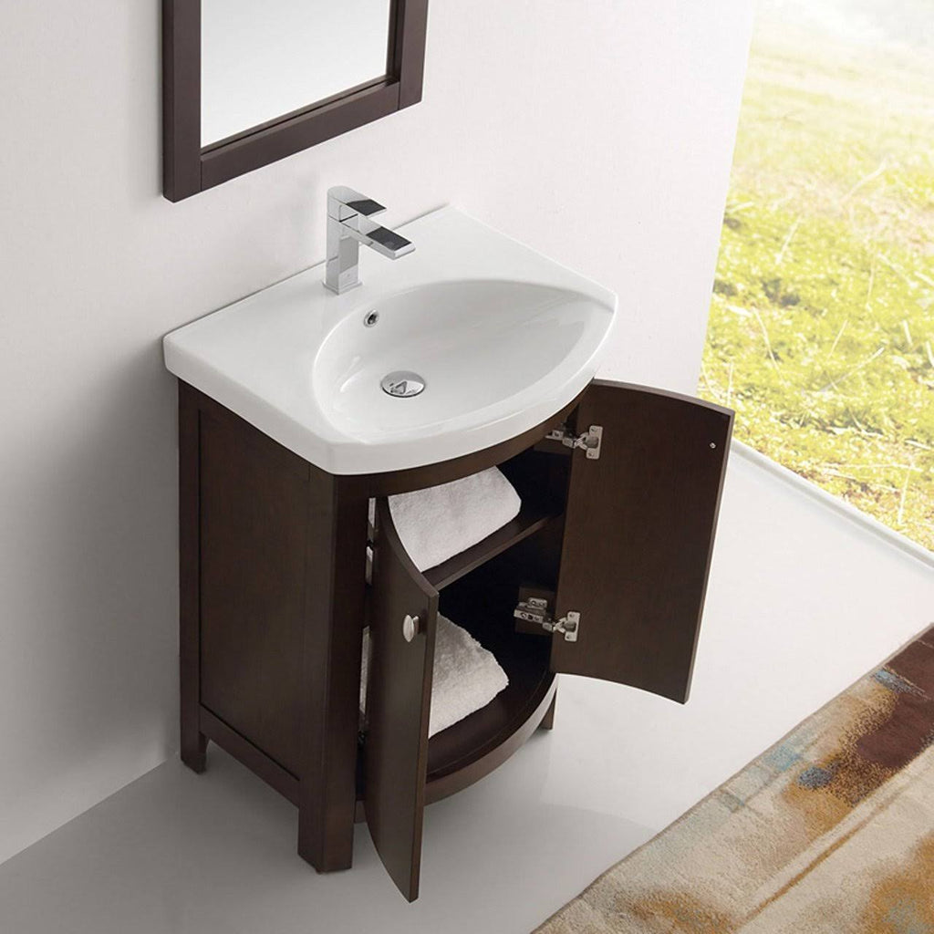 Antique Coffee Bathroom Vanity L254646