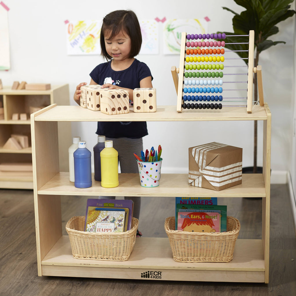 2 Shelf Birch Storage Cabinet B606965