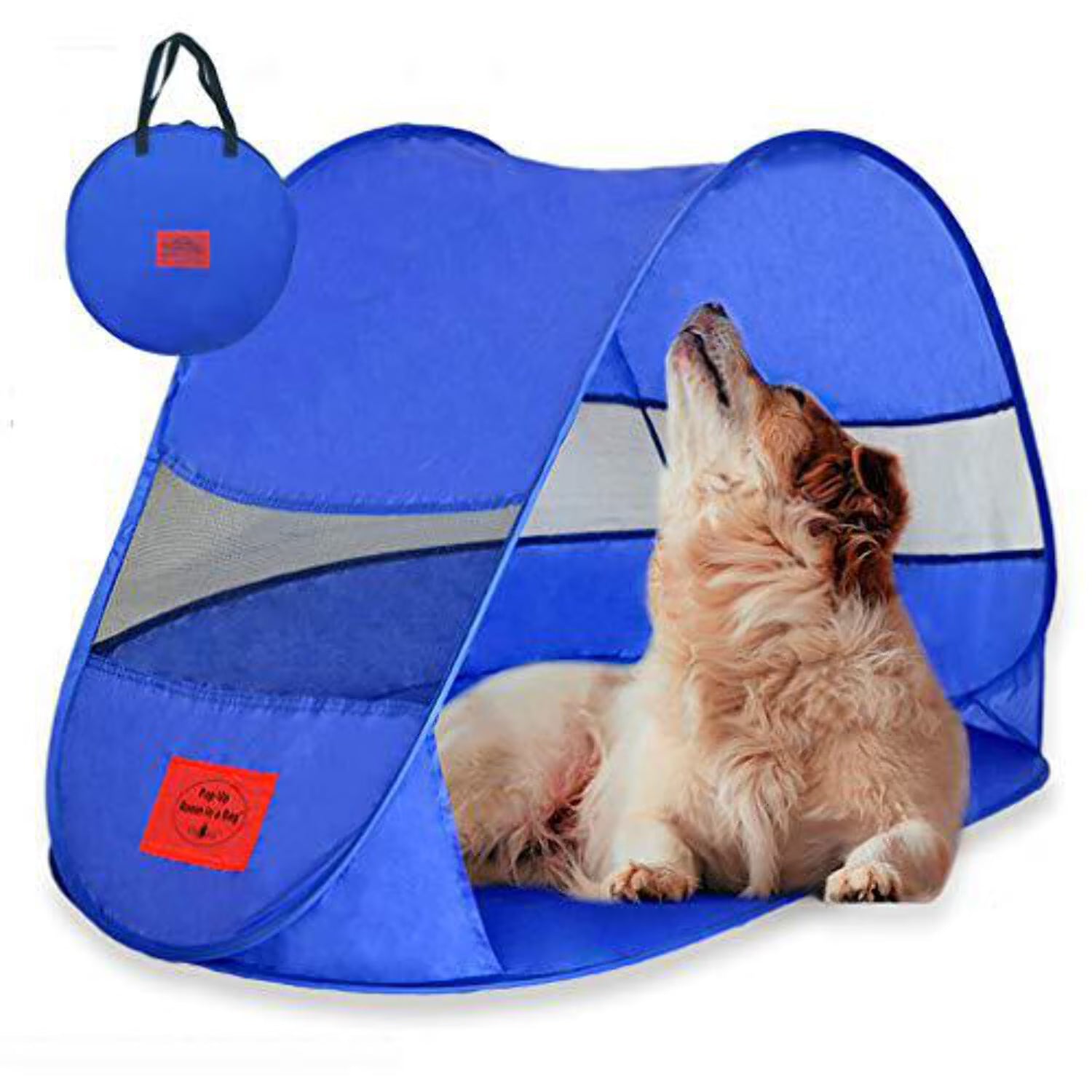 Pop Up Dog Shelter Weather Resistant Doggy Tent P785170