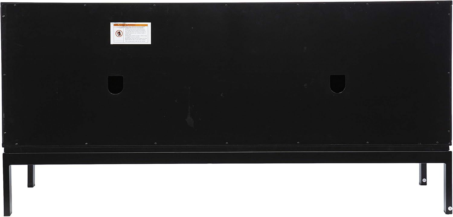 Black/Silver Media Cabinet L940310
