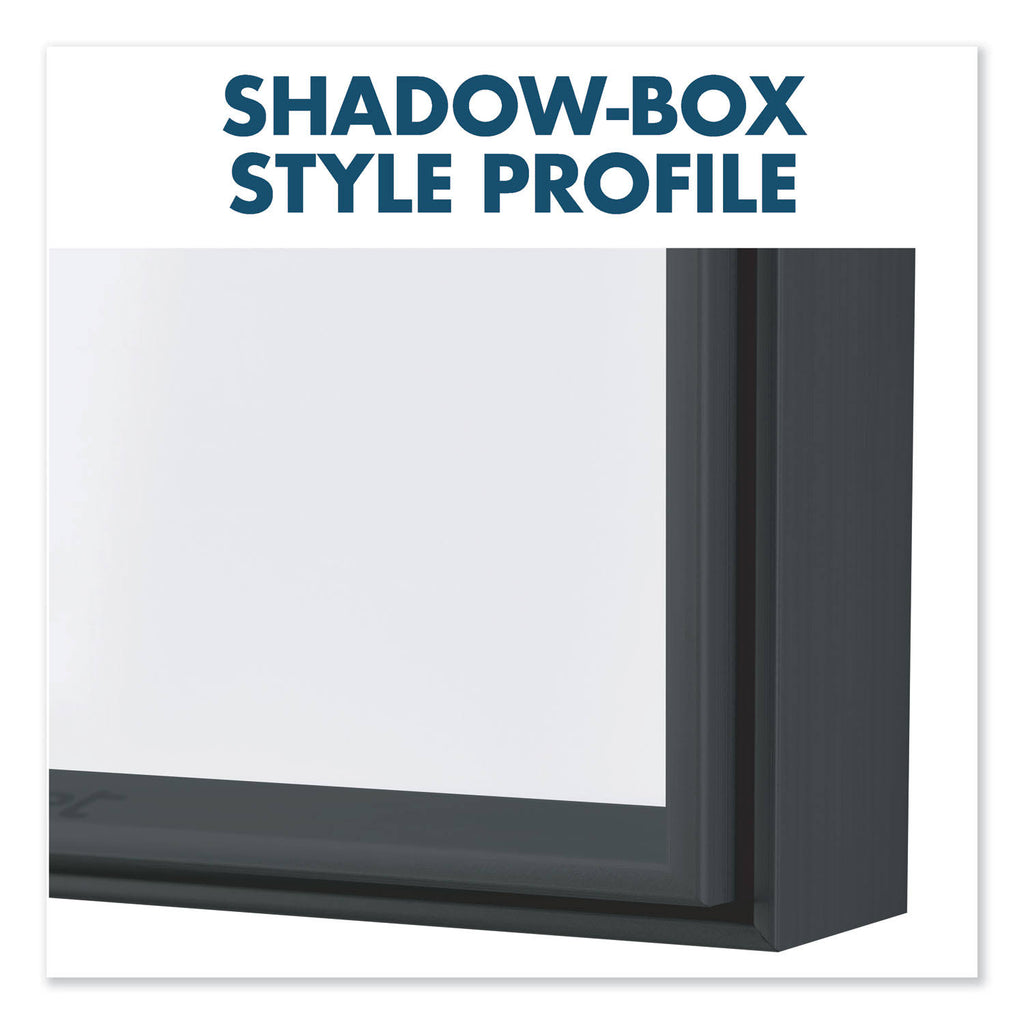 Black Frame Nano-Clean Magnetic Whiteboard G93808