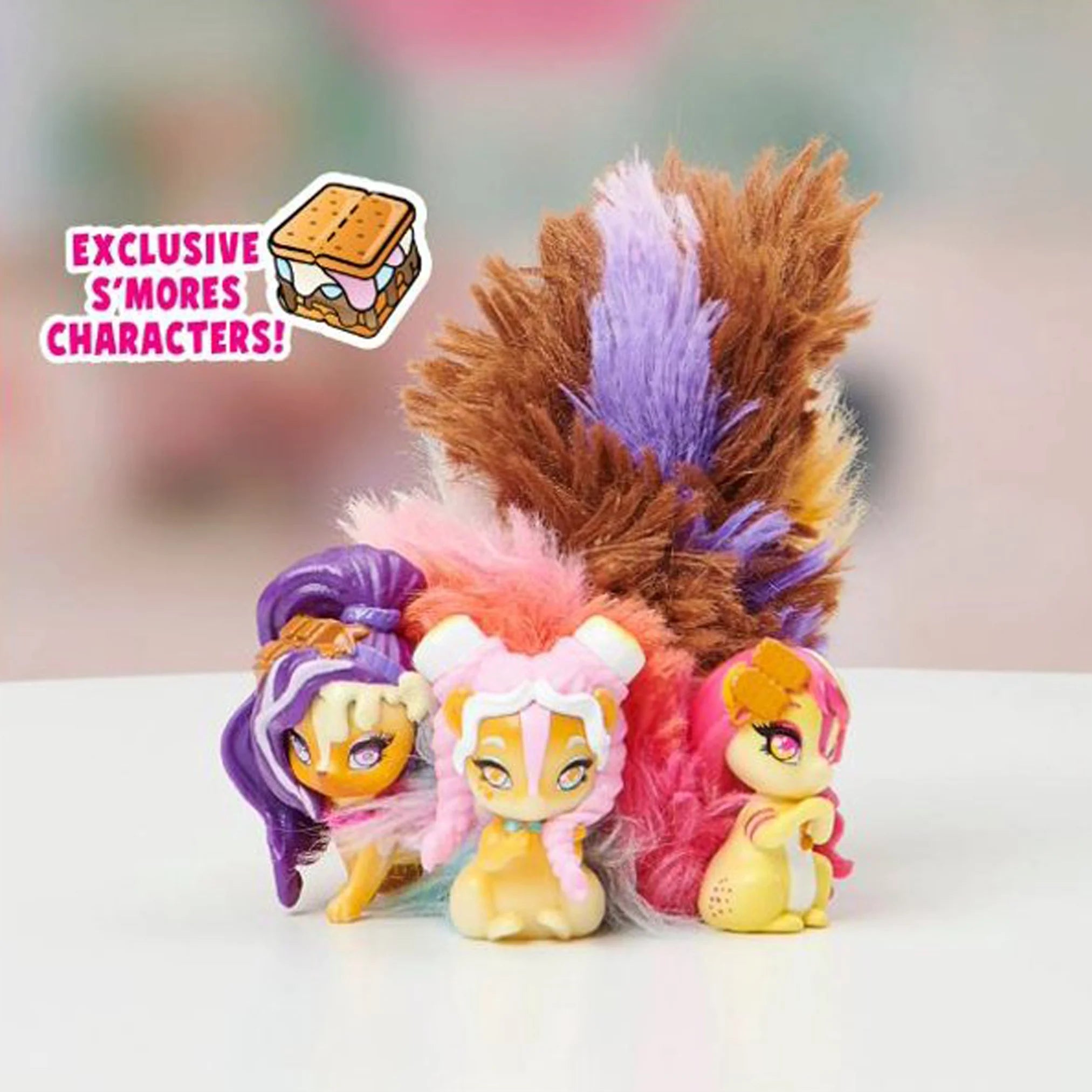 S'mores 3-Pack Collectible Animals with Scented Plush Tails U6644