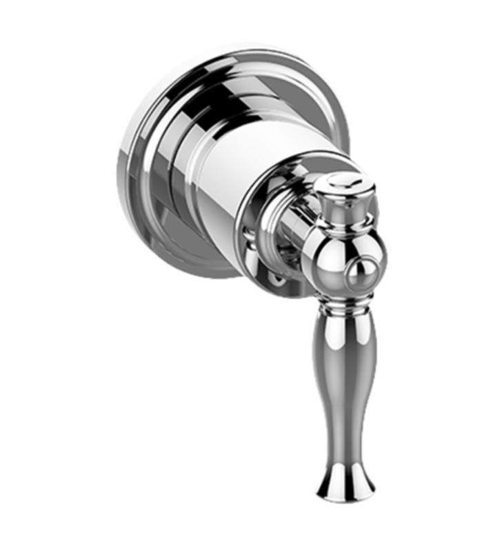Satin Nickel 3-Way Diverter Valve Trim Plate with Lever Handle D51075