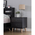 Cappuccino 2-Drawer Nightstand C13653