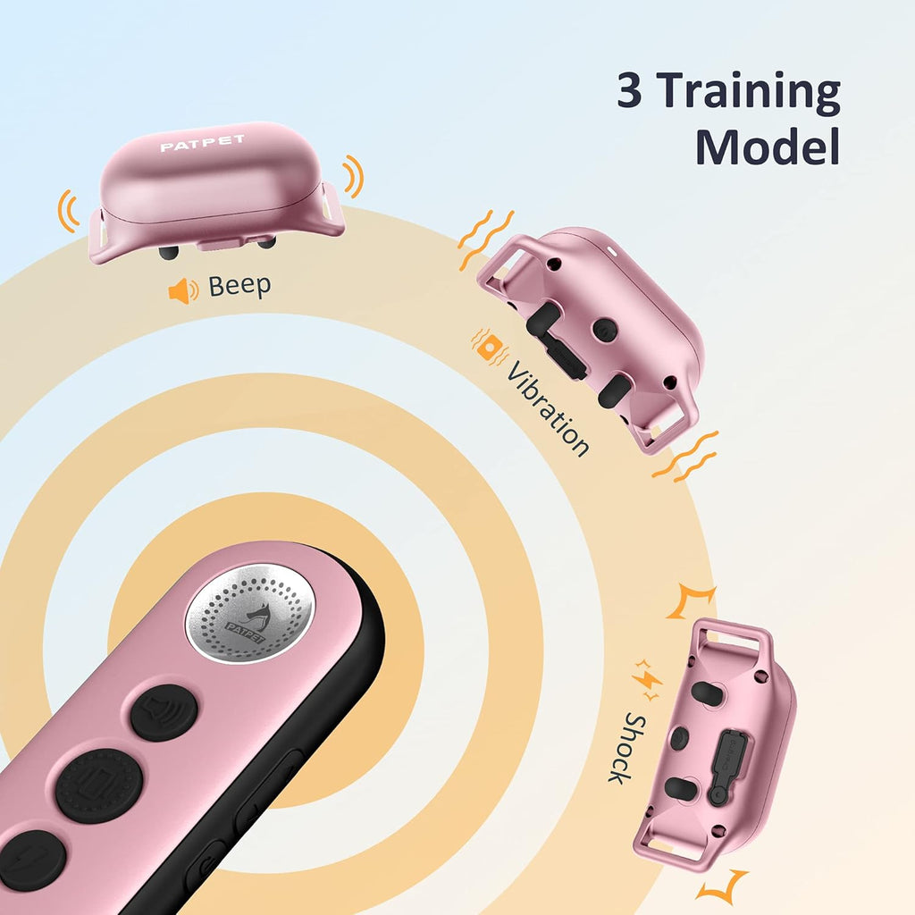 Rechargeable IPX7 Waterproof Dog Training Collar with Remote, Pack of 2 M14121