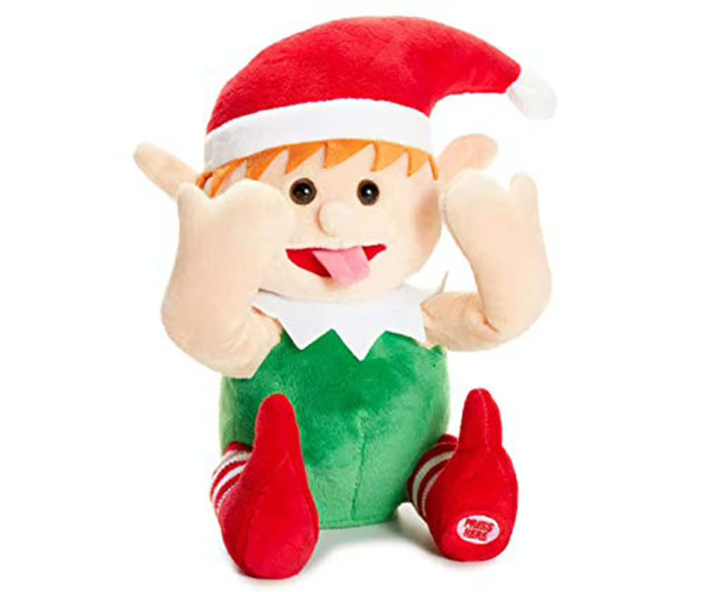 Animated Plush Elf Doll H538