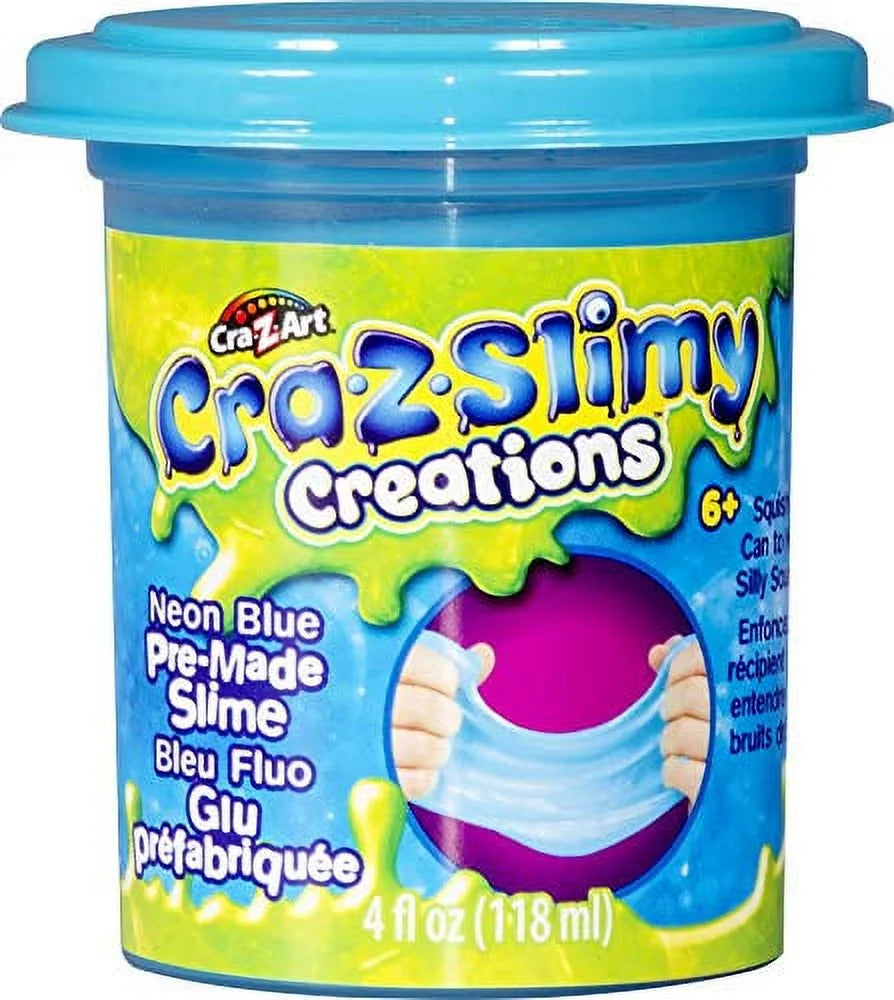 4 Pack Premade Slime, 4 Oz Cans P678
