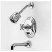 Polished Brass Uncoated Trim Balanced Pressure Tub/Shower Set N303974