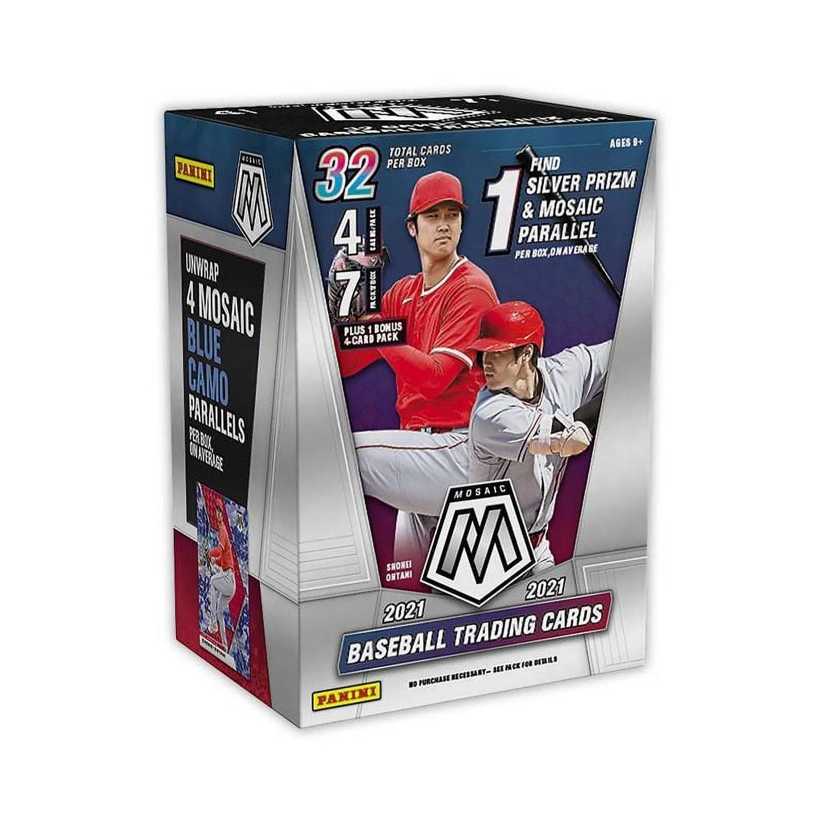 2021 Panini Baseball Mosaic Trading Card Blaster Box I329930