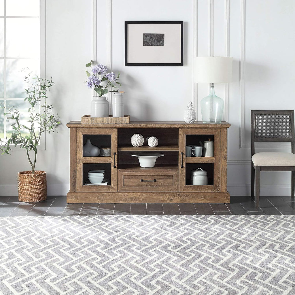 Gray Wash TV Stand with Storage Z959189