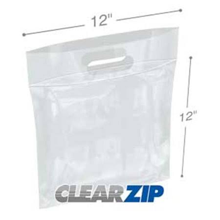 12 x 12 in. 0.003 Clear Zip Lock Bags - Case of 500 V826
