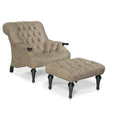 Tufted Rectangle Ottoman L378077