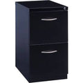 Black Mobile Pedestal with Arch Pull Handles R111757