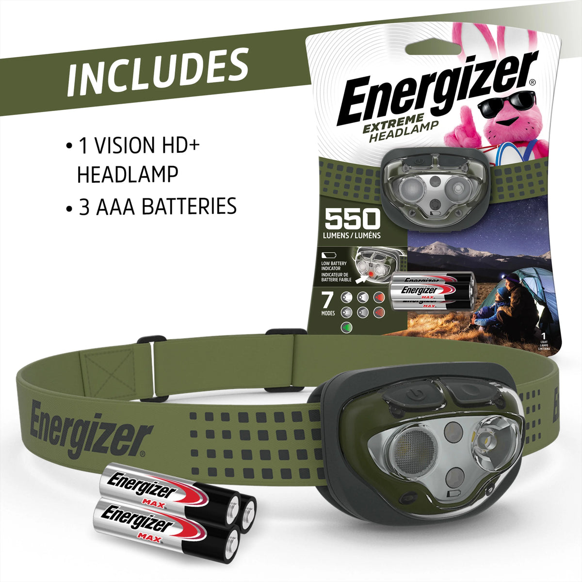 550 Lumen LED Headlamp V77848