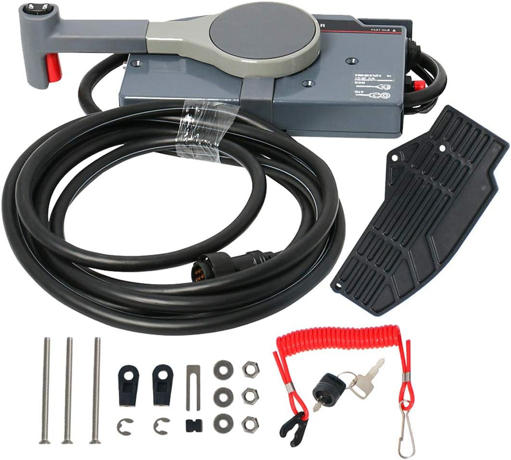 Side Mount Remote Control Box with 10 pins Wire Harness and Cable 16FT T54251