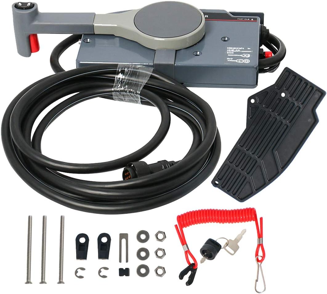 Side Mount Remote Control Box with 10 pins Wire Harness and Cable 16FT T54251
