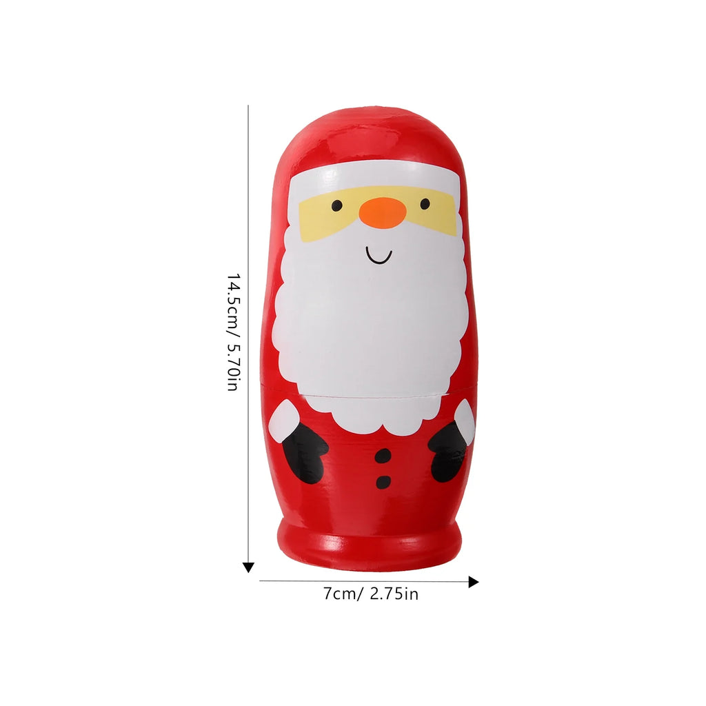 6pcs Handmade Wooden Matryoshka Dolls P160199