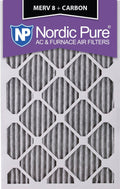14x20x1 MERV 8 Pleated Carbon AC Furnace Air Filters 6 Pack J9688