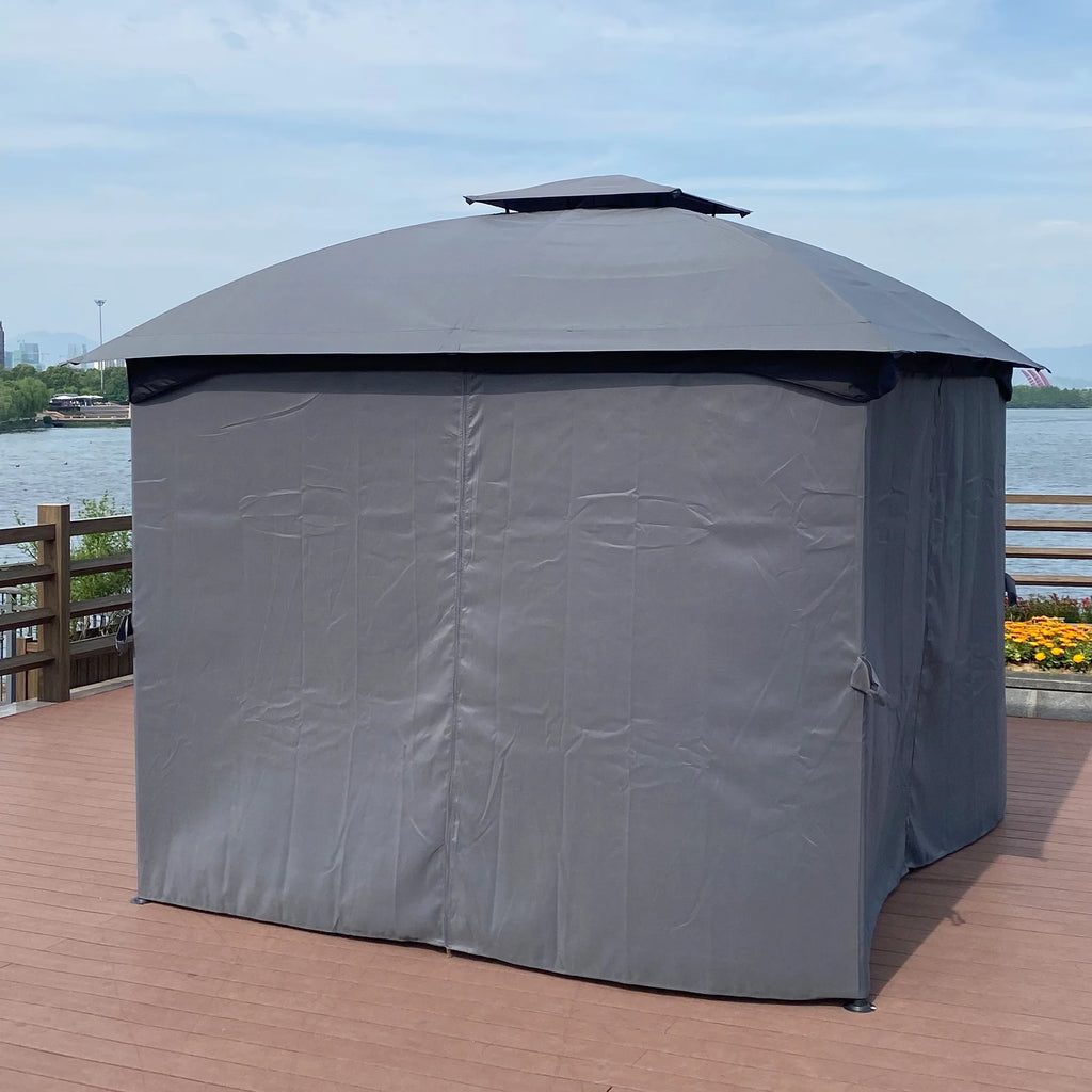 10'x10' Double Roof Outdoor Canopy Shelter Tent V168