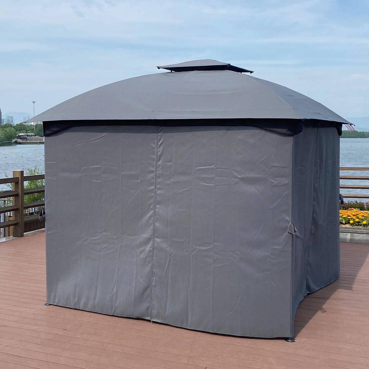 10'x10' Double Roof Outdoor Canopy Shelter Tent V168