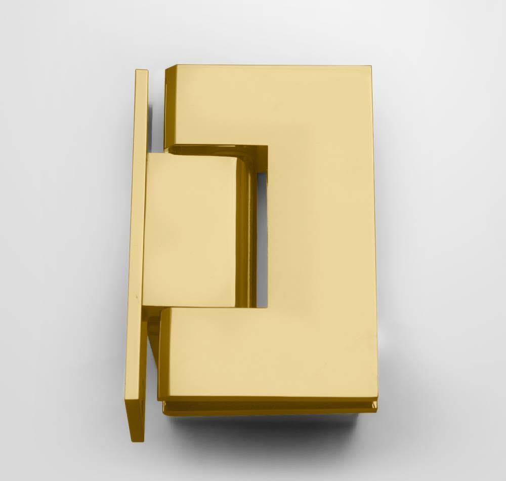 Brass Hinged Frameless Shower Door F57188