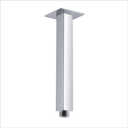 10 inch Ceiling Mount Square Rainfall LED Shower Head Stainless Steel with Chrome Finish M3509