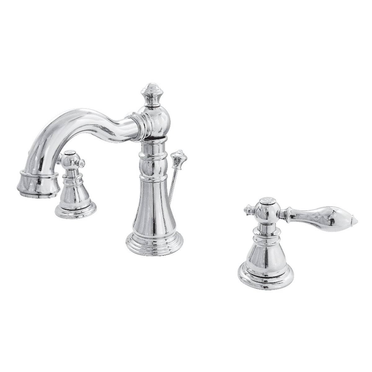 Black Stainless Widespread Bathroom Faucet M103