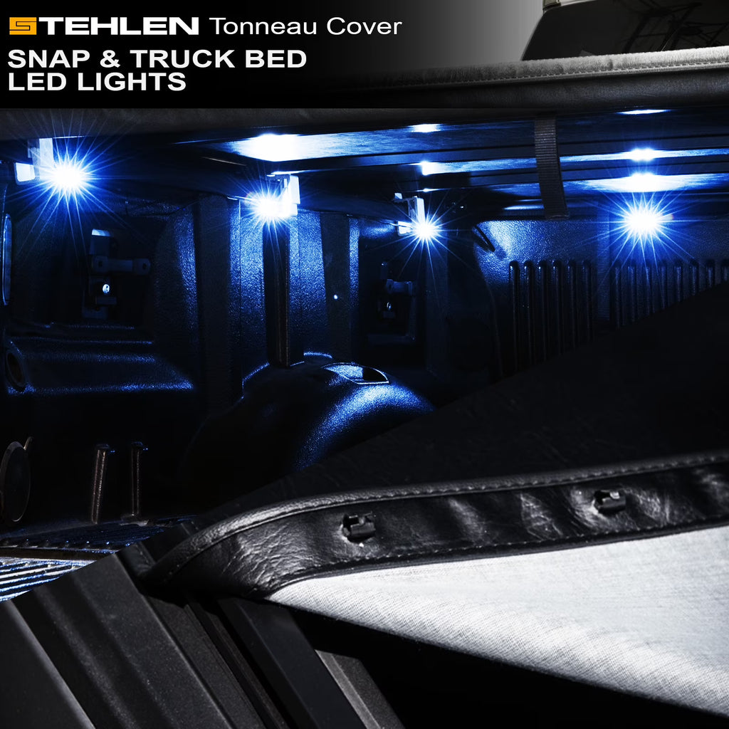 Tonneau Cover with Truck Bed LED Lights Y5700