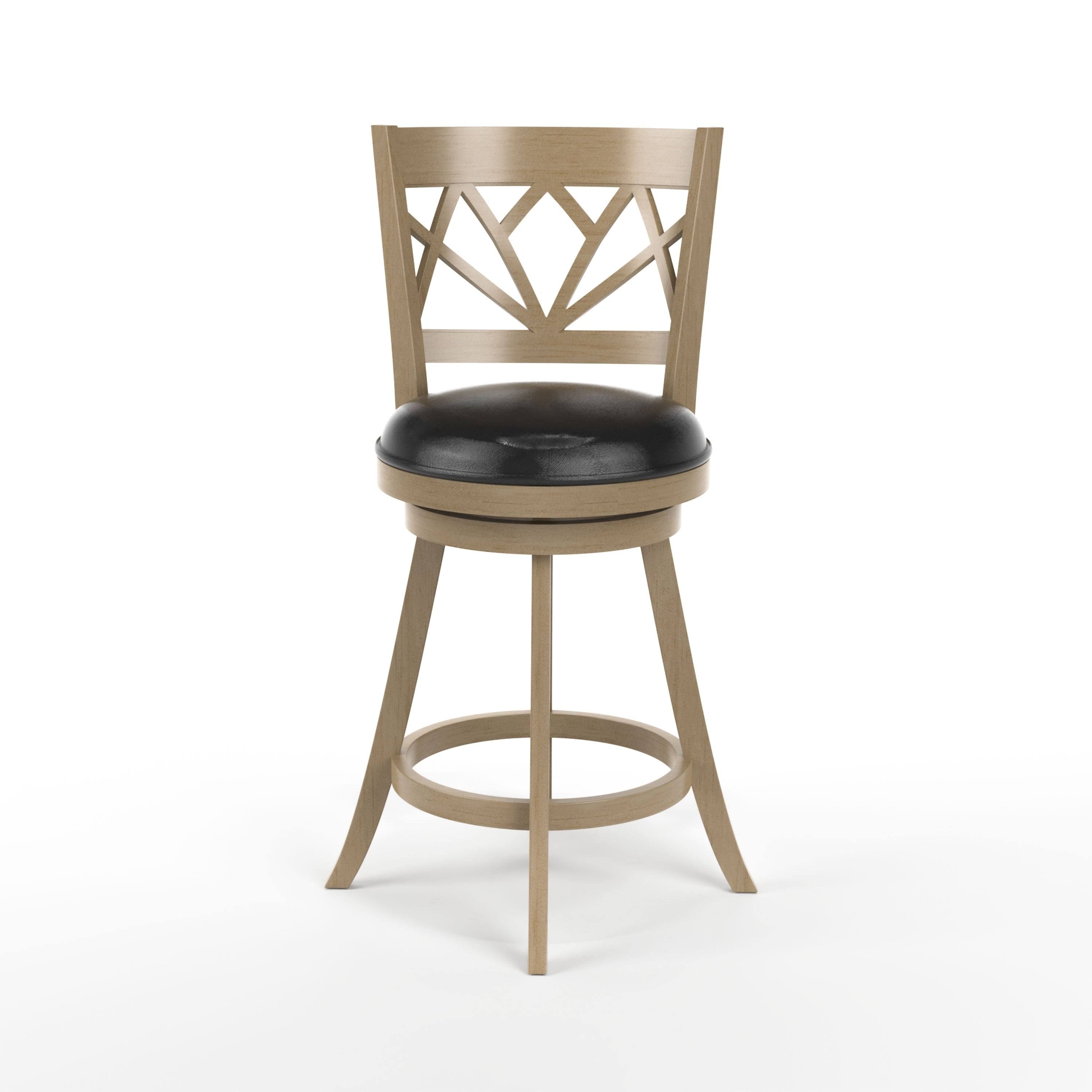 Brown Cherry Swivel Barstool N6169