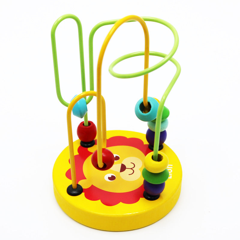Wooden Colorful Bead Maze Toy A1778