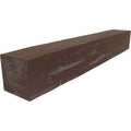 Hand Hewn Faux Wood Fireplace Mantel, Aged Pecan U2851